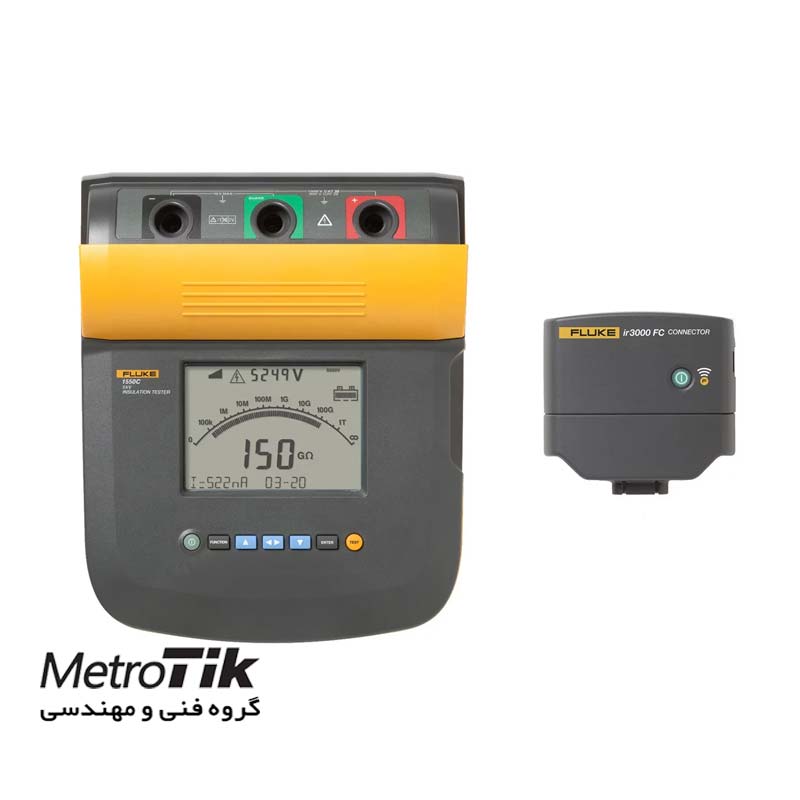 میگر و تستر عایق 5 کیلو ولت Digital Insulation Tester فلوک FLUKE 1550C FC